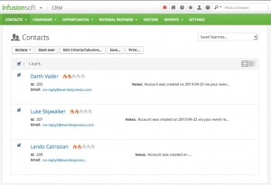 Infusionsoft Contacts