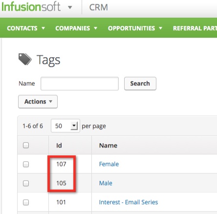 infusionsoft-tag-id