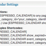 WordPress Event Calendar